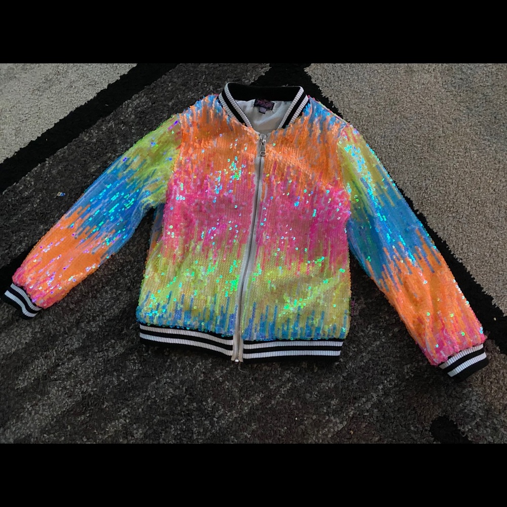 Rainbow JoJo Siwa Sequin Jacket